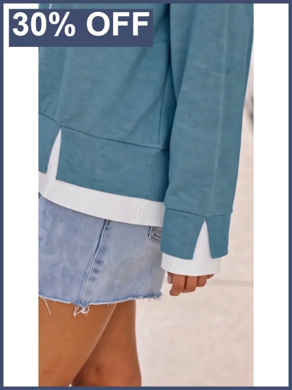 Fisoew Women Crewneck Sweatshirt Long Sleeve Oversized Pullover Top